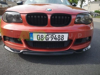 Spoiler labbro paraurti anteriore per BMW 1 E81 / E82 / E87 / E88 ABS lucido - Immagine 1 di 4