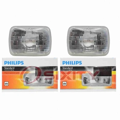 2 pc Philips High Low Beam Headlight Bulbs for GMC C1500 C1500 Suburban xg - Image 1 of 4