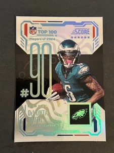 2025 Score Football Card Rare Insert Top 100 DeVonta Smith Philadelphia Eagles - Bild 1 von 2