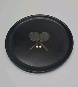 "Bandeja para raqueta de tenis Couroc of Monterey MCM mediados de siglo moderna 10 1/2"" vintage" - Imagen 1 de 8