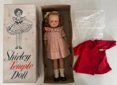 Muñeca Shirley Temple RARA De Colección de Ideal En Caja Original No.9500 Con Chaqueta Foto 1 de 4