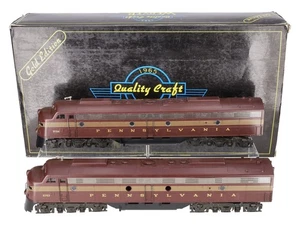 Weaver O Pennsylvania EMD E-8 AA Diesel Locomotive #5754 & #5753 (2-Rail) LN/Box - Picture 1 of 8