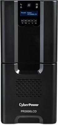 CyberPower PR3000LCD 智能应用程序 Sinewave UPS 系统,3000伏安/2700 瓦,10 个插座 — 第 1/4 张图片