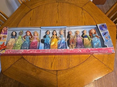 NEW Disney Princess Shimmering Dreams Doll Collection 11 Dolls - Image 1 of 4