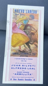 Bullfighting Postcard – 3.5" x 7" – Plaza de Toros de Nuevo Laredo #2 - Picture 1 of 2