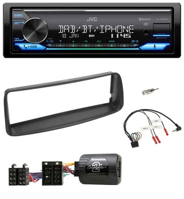 JVC Bluetooth DAB USB Lenkrad Autoradio für Peugeot 206 CC 2003-2008 - Bild 1 von 4