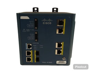 ZESTAW 10 przełączników Ethernet Cisco IE 3000 IE-3000-4TC, JAK NIE MA KABLA ZASILAJĄCEGO *SE - Zdjęcie 1 z 5