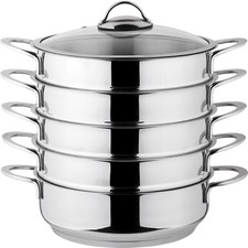 26cm Biologico Vapore Mantowarka Coperchio 18/10 Acciaio Inox Mantykocher