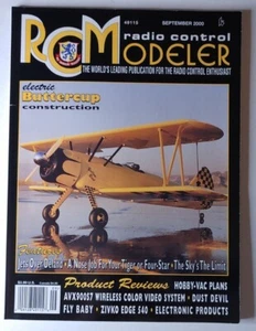 RC Modeler Magazine Radio Control Magazine September 2000 - Picture 1 of 7