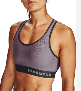 Under Armour Keyhole Sports Bra Womens Slate Purple Size UK XS #REF7 - Picture 1 of 1