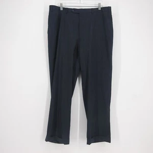 Canali Reise Anzughose Herren 38 x 29 marineblau vorne flach Anzughose Wollhose - Bild 1 von 7