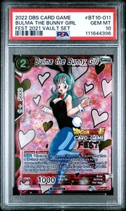 Dragon Ball Super Bulma The Bunny Girl 2021 Vault Fest Stamp BT10-011 PSA 10 - Picture 1 of 2