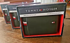 Tommy Hilfiger RFID Leder Geldbörse & Kammerdiener Braun 31HP220113 Brandneu - Bild 1 von 8