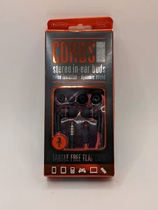 Cables centinela auriculares estéreo rojos, nuevos - Imagen 1 de 3