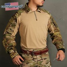Emerson Gen3 Combat Shirt Airsoft Military Tactical Shirt With Elbow Pads EM9501