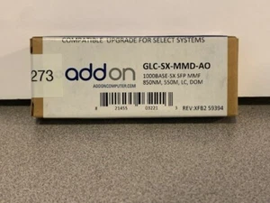✅❤️️✅❤️️ NEW SEALED AddOn CISCO 1000 Base SX SFP Transceiver GLC-SX-MMD ❤️️✅❤️️✅ - Picture 1 of 2