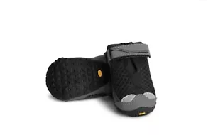 RUFFWEAR Grip Trex Dog Boots PAIR (2)Obsidian Black & Boot Liners 2.25”/57mm NWT - Picture 1 of 10