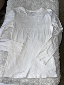 Justice Girls Sz. 14 White Long Sleeved Tee, Cute, Grt. Quality  - Picture 1 of 8