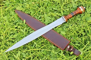 Römisches Gladius historisches handgefertigtes Stahlklinge Krieger Kampfschwert mit Scheide G - Bild 1 von 5