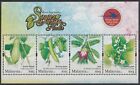 Malaysia 2007 Rare Vegetable Plants Food Flower  Stamp S/S Flowers