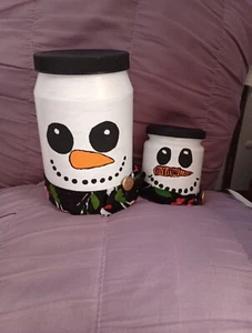 Jar Snowman's - Picture 1 of 1