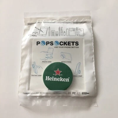 Heineken Green Cellphone PopGrip Holder - Image 1 of 4