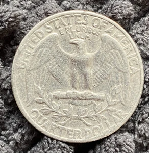 1965 United States Of American Quarter 25 Cents Coin In God We Trust Liberty - Picture 1 of 2