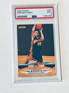 Stephen Curry RC 2009 Panini #357 PSA 9 - Golden State Warriors - Picture 1 of 2