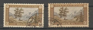 Switzerland 1929 Semipostal Lake Engstlen & Mount Titlis used Scott#B50 - Picture 1 of 1
