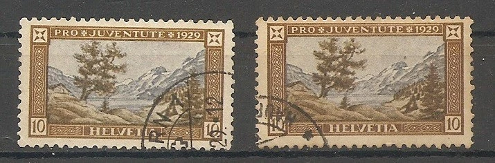 Switzerland 1929 Semipostal Lake Engstlen & Mount Titlis used Scott#B50 - Image 1 of 1