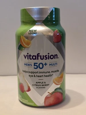 Vitafusion Hombre’s 50+ Multi Gomitas 120ct 12/2025 Foto 1 de 3