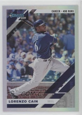 2019 Panini Donruss Career Stat Line /490 Lorenzo Cain #184 - Image 1 of 2