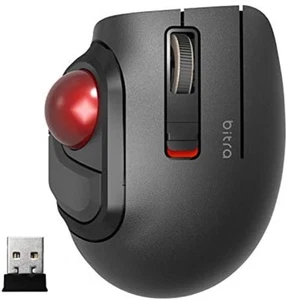Elecom Mouse Wireless Receiver Included Trackball S Size Small Thumb 5 Button - Afbeelding 1 van 7
