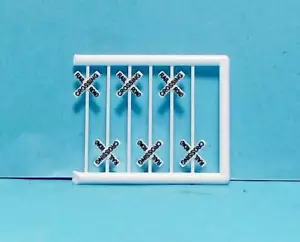 N Gauge Modern RR Crossing Signs Tichy Train Group 6 Pcs Scenery Accessories 1N - Picture 1 of 1