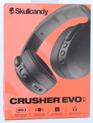 Skullcandy Crusher Evo XT Sensory Bass Headphones With Personel Sound True Black - Image 1 of 3