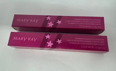 LOTE DE 2 sombras de ojos líquidas Mary Kay Shimmer Champagne tamaño completo nuevas en caja Foto 1 de 4