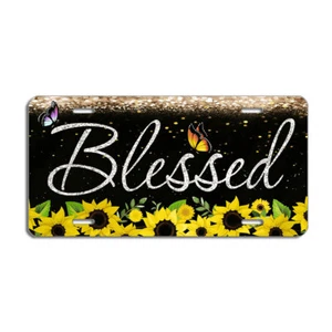 Blessed Glitter-Like License Plate - Inspirational - Picture 1 of 1