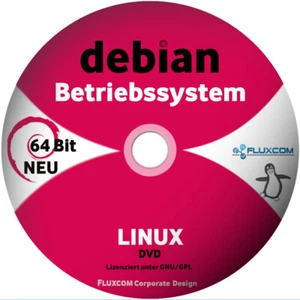 Linux Debian 12.1.0  Install DVD 32 / 64 Bit, Deutsch, komplettes Betriebssystem - Bild 1 von 2