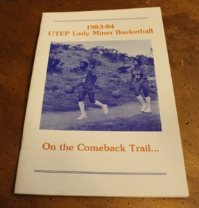 UTEP Lady Miners 1983-84 Media Guide AUTOGRAMME (17) Spieler/Mitarbeiter - Bild 1 von 17