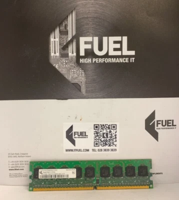 Infineon 512mb DDR2 ram memory module PC2-5300 -  HYS72T64000HU-3S-B - Image 1 of 3