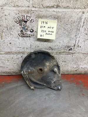 Placa de freno trasera 1976 Ktm Penton Mc-5 250 400 Mc Moto Cross Foto 1 de 4