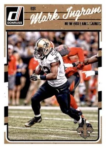 2016 Donruss Mark Ingram NFL Juego de tarjetas base PWE Break Saints #190 - Imagen 1 de 2