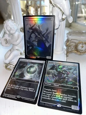 MTG Magic FOIL Void Winnower Store Championship Promo Set di 3 tipi quasi nuovo - Immagine 1 di 4