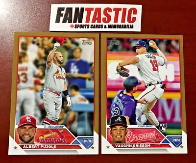 2023 Topps Baseball Series 1, 2 & Update GOLD /2023 Parallel Card YOU PICK - Image 1 of 4