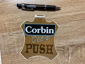 RARE CORBIN motorcycle sticker, Honda,Enfield, Suzuki, Kawasaki, Yamaha, SADDLES - Picture 1 of 1