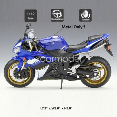 1:10 Scale Yamaha YZF-R1 Motorcycle Model Diecast Motorcycle Toys Gift - Image 1 of 4