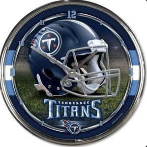 Tennessee Titans Official Licensed Wall Clock NFL Football Man Cave 12” - Picture 1 of 2