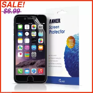 iPhone 6/6S Screen Protector Anker 3-pk Ultra Clear High Response HD iPhone6/6S - Picture 1 of 5