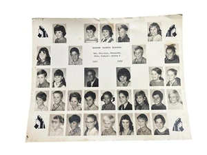 Vintage Shore Acres Schule Grundklasse Foto Klasse von 1971/1972 - Bild 1 von 2