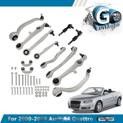 Kit de 12 brazos de control inferiores superiores delanteros para Audi A4 Quattro B6 B7 2000/01-2008 Foto 1 de 4